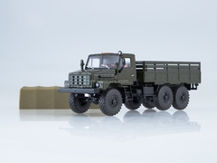 Ural-4322 flatbed truck with awning khaki 1:43 AutoHistory