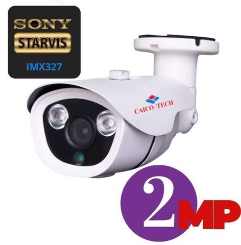 Уличная FULL-HD 2Mpix видеокамера STARLIGHT CMOS SONY IMX327 0,001lux гибрид AHD, TVI, CVI, CVBS