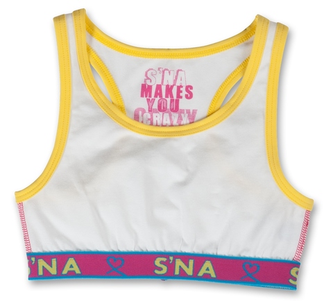 Спортивный топ Sanetta, цвет белый