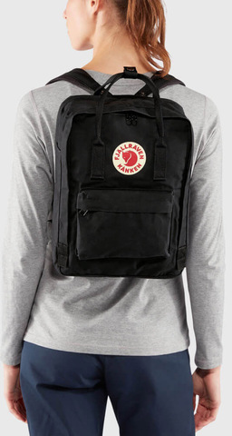 Картинка рюкзак городской Fjallraven Kanken Laptop 13 550 Black - 2