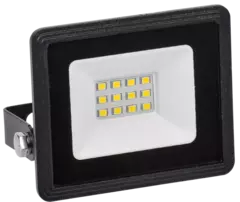 Прожектор СДО 06-10 светодиодный черный IP65 6500 K IEK