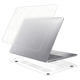 Чехол Hardshell Case для Macbook Air 13.3" (2018-2020г) и Air 13.3" М1 (2020г) (A1932; A2179; А2337) (Прозрачный с блестками)