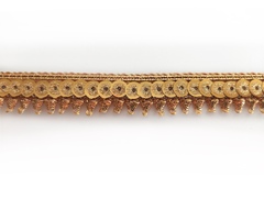 Тесьма металлизированная "Солнце" 1,5см золото