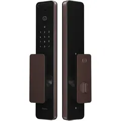 Умный замок Aqara ML-D01D врезной разблокировка отпечатком пальца / код / NFC / прилодение / механический ключ 5000 mAh бронзовый/черный