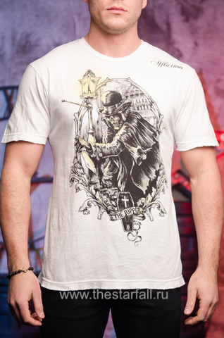 Affliction | Футболка мужская Ripper Tee A463 перед