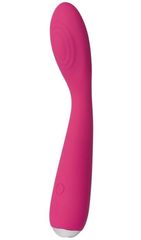 Ярко-розовый G-стимулятор IRIS Clitoral & G-spot Vibrator - 18 см. - 