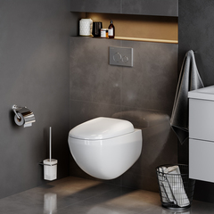 Унитаз подвесной безободковый, без сиденья, AM.PM  SENSATION - C301700WH