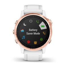 Мультиспортивные часы Garmin Fenix 6S Pro Rose Gold with White Band