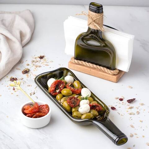 Салфетница из винной бутылки