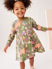Платье для девочки Next 429-513, Хаки