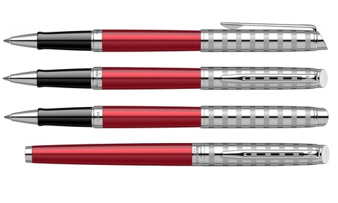 Ручка-роллер Waterman Hemisphere 2020 Deluxe Marine Red CT (2118291)