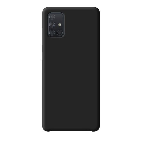 Чехол-накладка силикон Deppa Liquid Silicone Case D-87421 для Samsung A51 1.7мм Черный