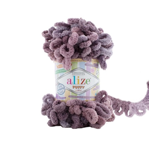 Пряжа Alize Puffy Color цвет 6260