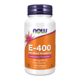 Витамин E со смешанными токоферолами, Vitamin E-400, Now Foods, 100 капсул 1