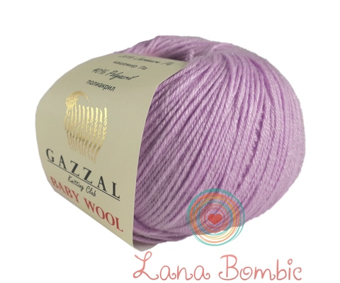 Пряжа Gazzal Baby Wool 823 сиреневый