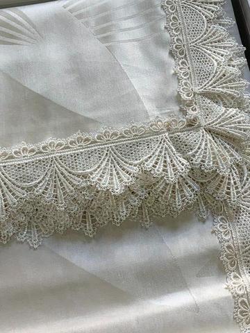 Скатерть 170х270 и 12 салфеток Gamba 9906СК Begie сливочная