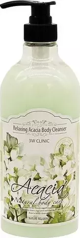 3W Clinic Relaxing Acacia Body Cleanser Гель для душа расслабляющий с экстрактом масла акации