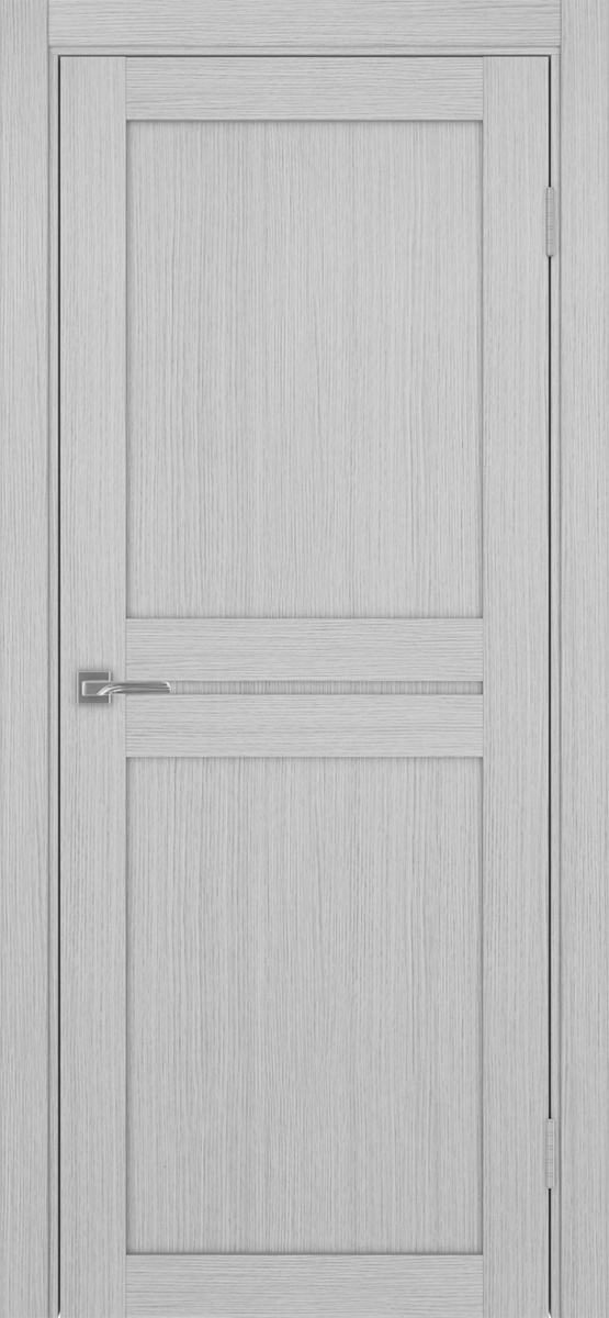 Дверь межкомнатная Оптима Порте Турин 520.111, цвет серый дуб, экошпон, глухая