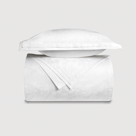 Постельное белье 2 спальное евро Сlaire&Caroll Lili белый жаккард