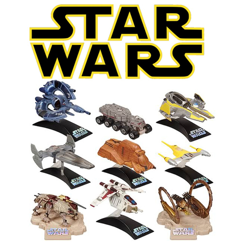 Star Wars Die Cast Titanium Vehicles Wave 01