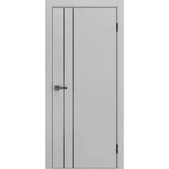 Купить Межкомнатная дверь экошпон ДП-58 silver gray глухая