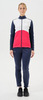 Тренировочная куртка Nordski Advance White/Pink/Blueberry W женская