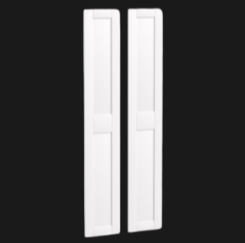 Комплект дверей МАКС 75 (2 заполнения) белый