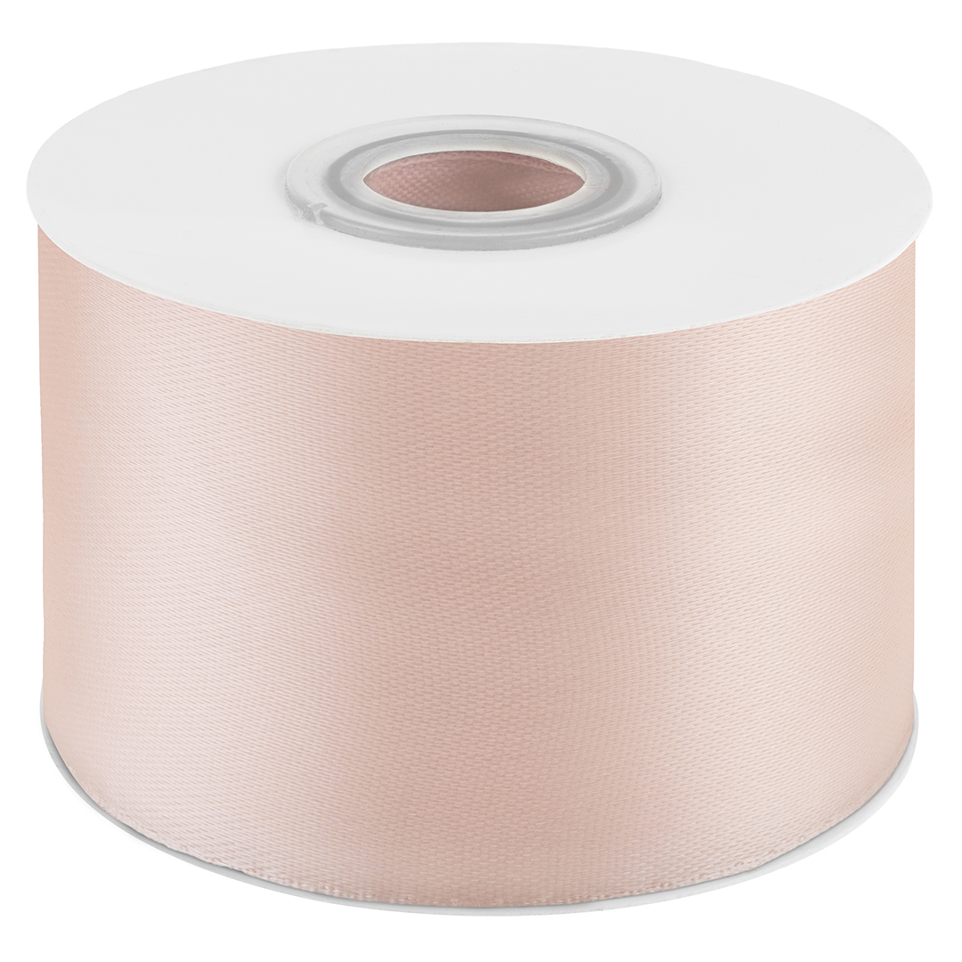 Лента Атласная (5см*22,85м) Кремовый