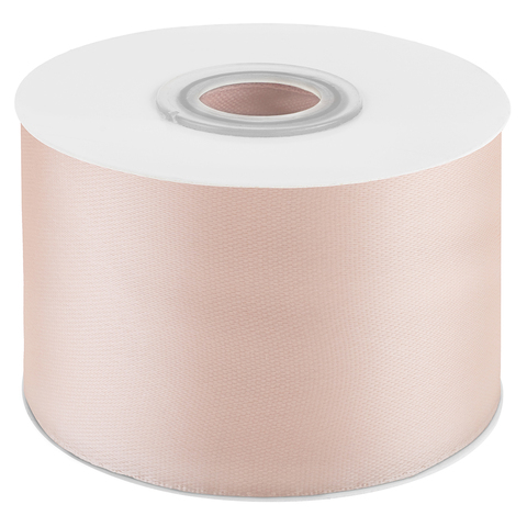 Лента Атласная (5см*22,85м) Кремовый