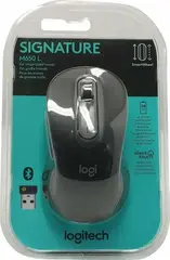 Мышь Logitech M650 Large графитовый оптическая 4000dpi silent беспров. BT/Radio USB 5but (910-006236)