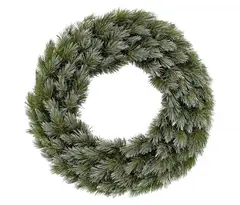 Венок хвойный Женева заснеженный 90 см, Triumph Tree (73106)