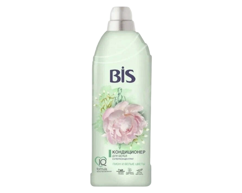 BIS Кондиционер для белья Пион и Белые цветы 900мл