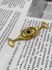 Пришивной элемент золотистый Скиап. 