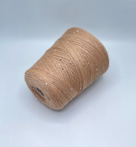 Igea, Aquila paillettes, 420м/100гр. 97% Меринос,3% Полиэстер(пайетка) , цвет-Кэмел(200), 37059