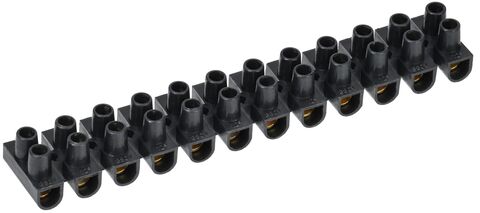 Зажим винтовой ЗВИ-15 н/г 4,0-10мм2 12пар черные IEK