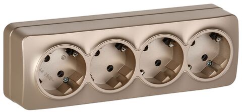 GLORY Роз. 4-я с з/к без з/ш о/у 16А РС24-3-ХШм шамп. м. IEK