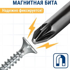 Бита отверточная ПРАКТИКА Профи PZ-2 х 50мм (50шт) (776-621)