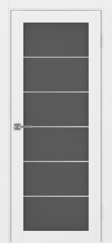 Турин_501АСС.2 молдинг алюм.хром.30 ЭКО-шпон Белый лёд-Графит матовое