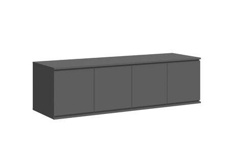 Челси Антресоль к шкафу (1600) (Графит, графит)