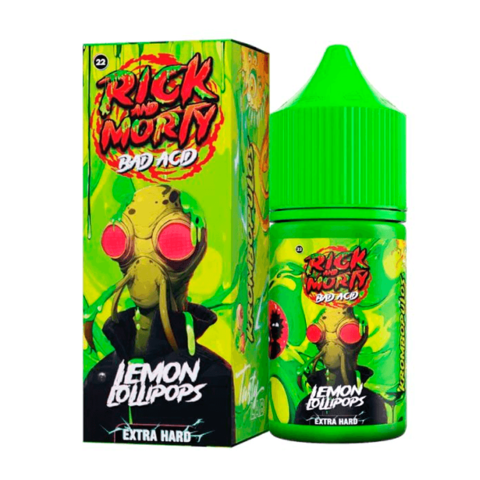 Rick & Morty Bad Acid Salt 2% Extra HARD 30 ml - Лимонные леденцы