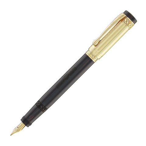 Ручка перьевая Aurora Umberto Nobile LE Dark-Brown & Vermeil Gold, F (AU-950F)