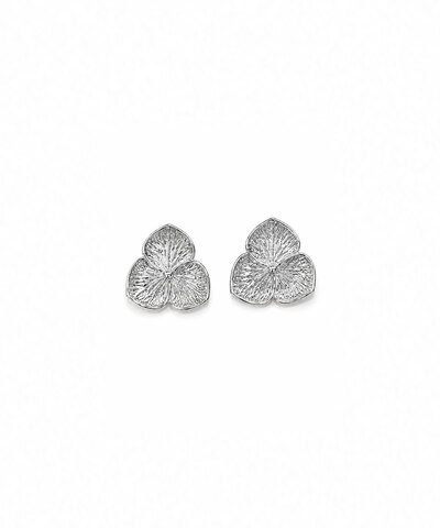 Серьги Гортензия silver