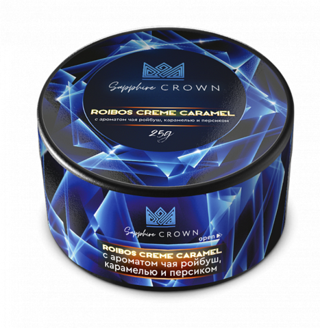 Табак для кальяна Sapphire Crown Robibos Creme Caramel (Крем Карамель Робибос) 100г