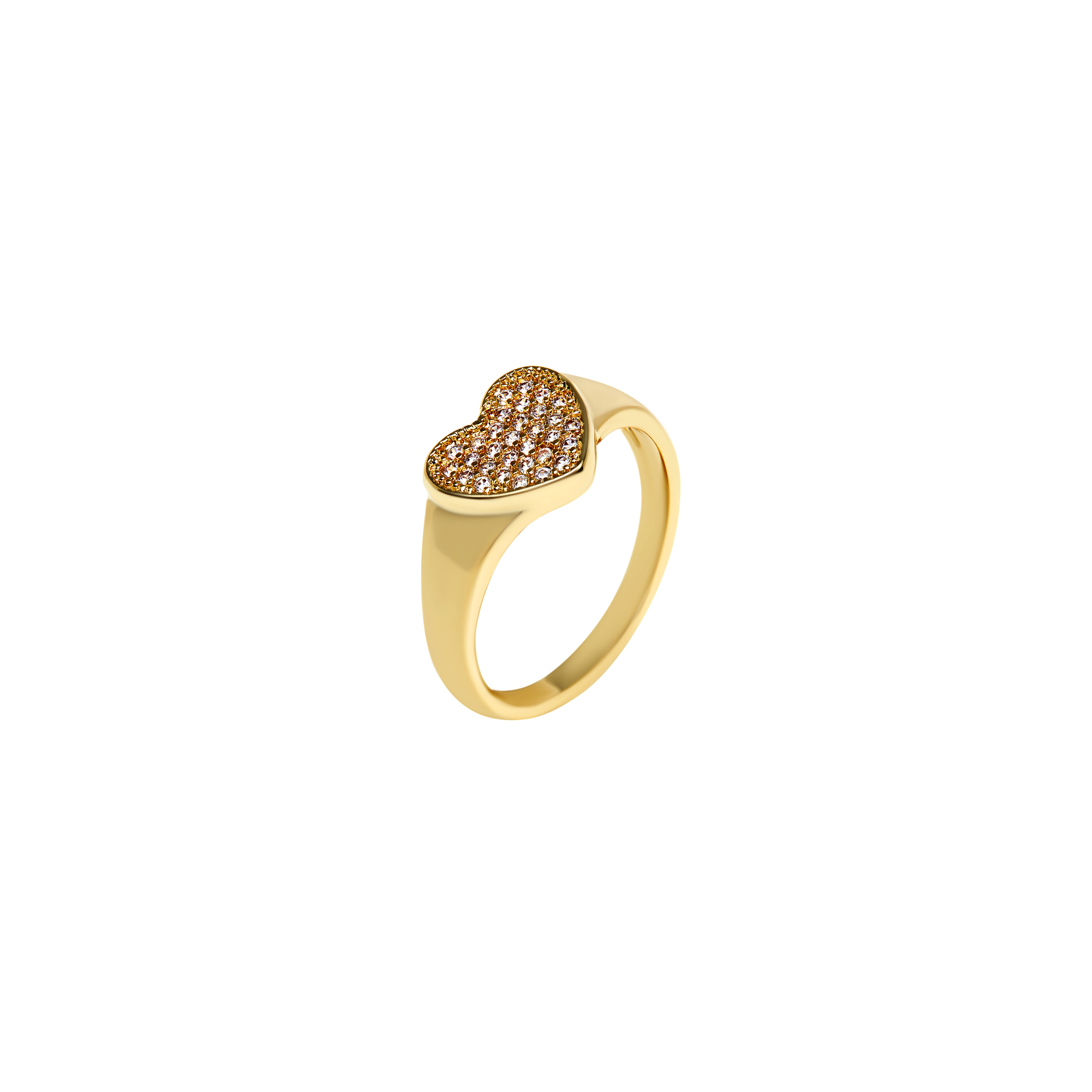 DÉJÀ VU Кольцо Signet Heart Ring