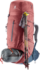 Картинка рюкзак туристический Deuter Aircontact X 80+15 SL Redwood-Ink - 9