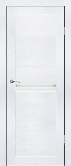 Дверь межкомнатная Синержи Лацио ДГ, цвет снежный ясень, экошпон, глухая