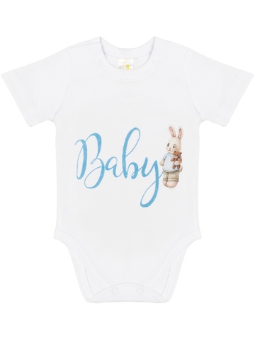 Боди с коротким рукавом "Baby зайчик"