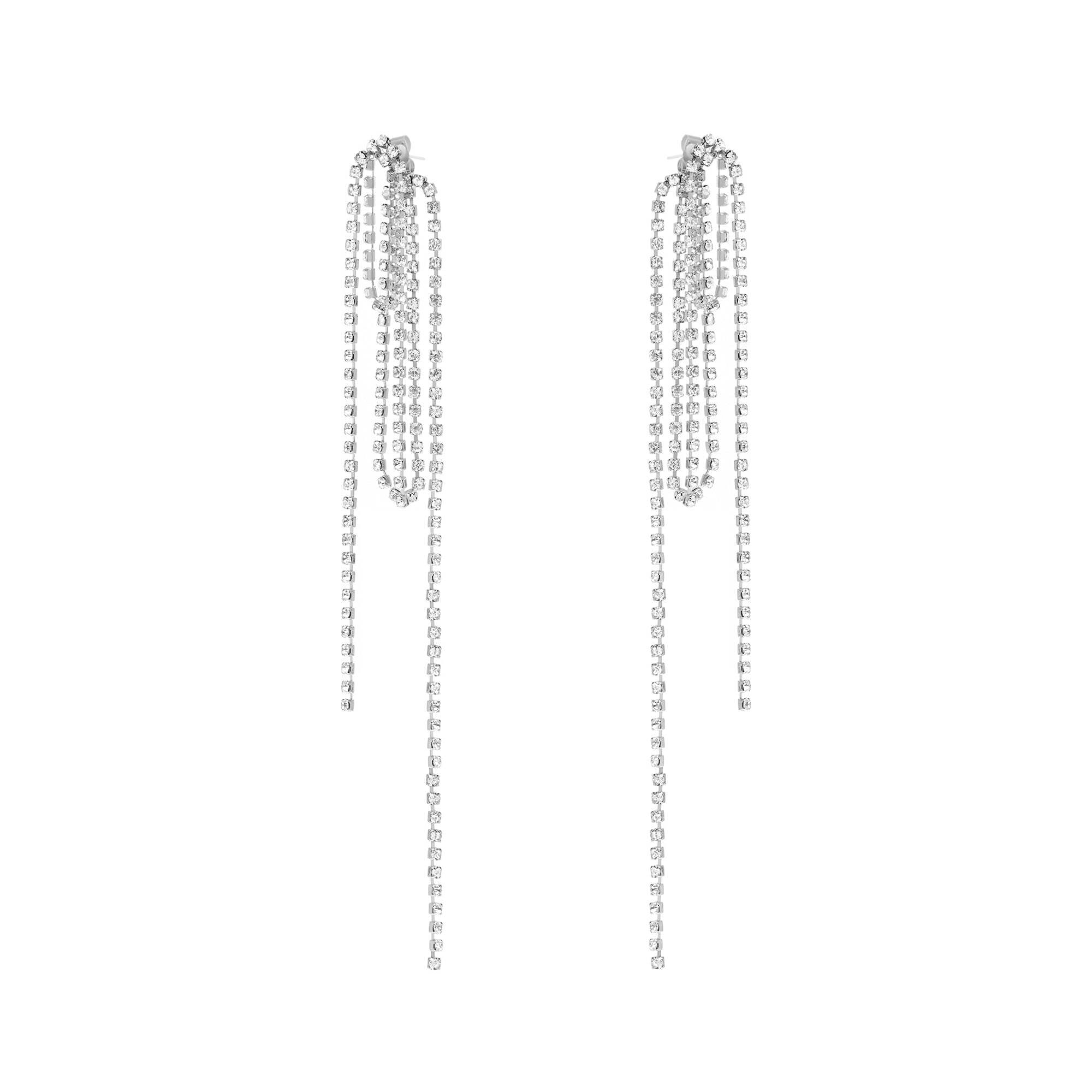 DÉJÀ VU Серьги Both Sides Crystal Earrings