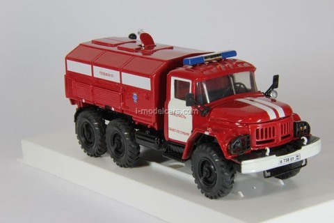 ZIL-131 UKS-400V-131 Unified Compressor Station Firefighter Special Section SPB LOMO-AVM 1:43