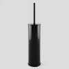 WasserKRAFT K-1027POLISHED BLACK Щетка для унитаза напольная